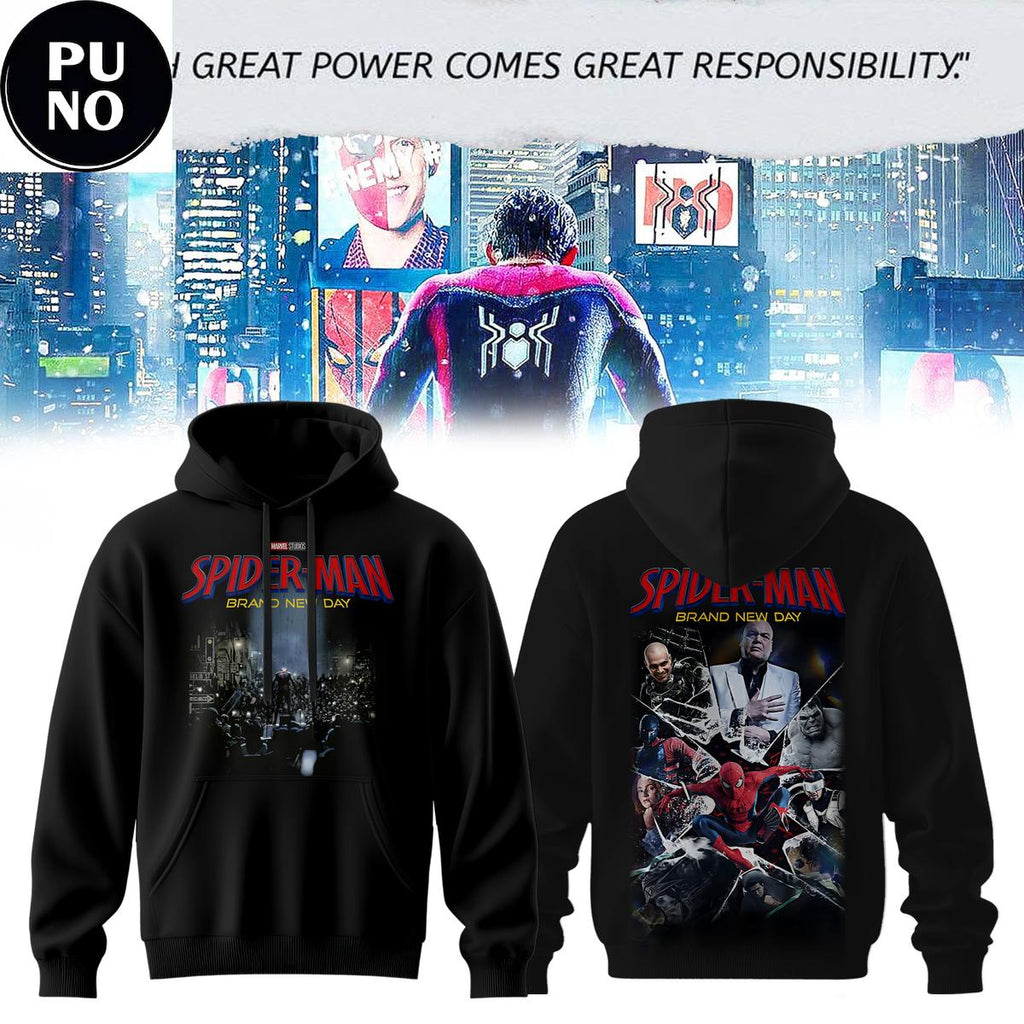 SpiderMan Brand New Day Movie 2026 Hoodie Shirt