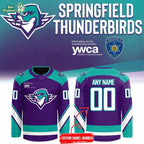 Springfield Thunderbirds 2026 Purple Warm Up Limited Hockey Jersey
