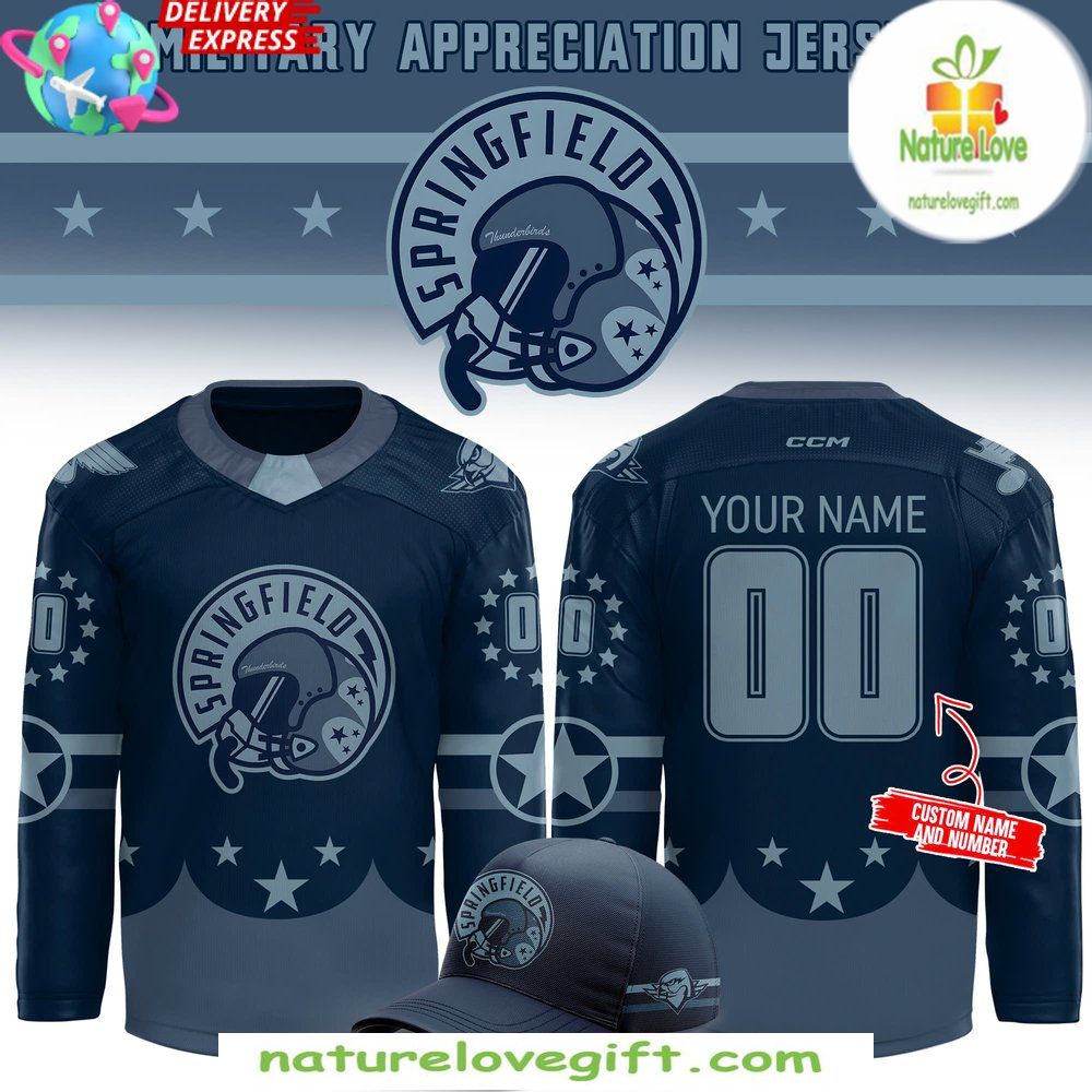 Military Jersey Springfield Thunderbirds Appreciation Special