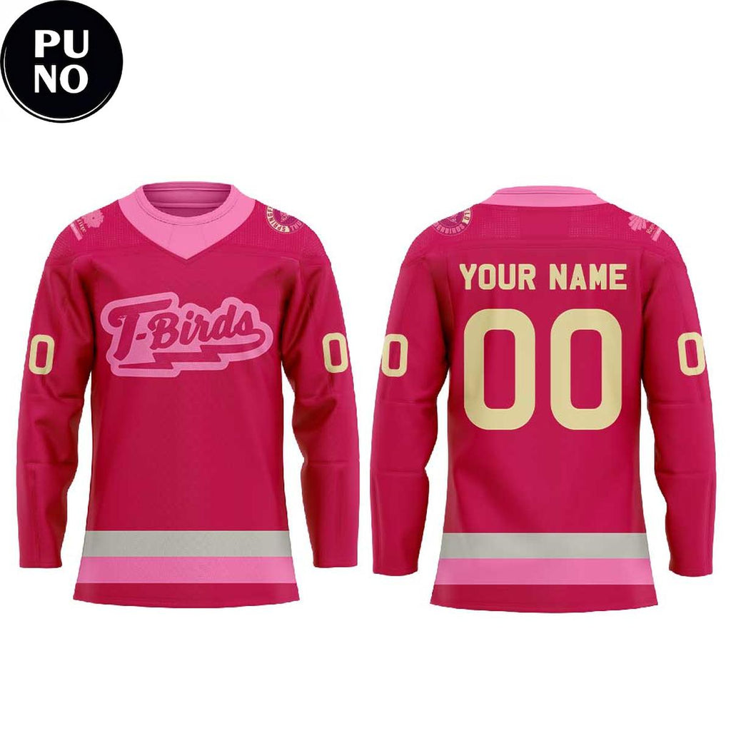 Springfield Thunderbirds Pink in the Rink 2026 Personalized Hockey Jersey