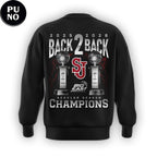 St. John’s University Men’s Basketball Big East Tournament Champions 2026 Back 2 Back Hoodie Shirt