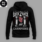 St. John’s University Men’s Basketball Big East Tournament Champions 2026 Back 2 Back Hoodie Shirt