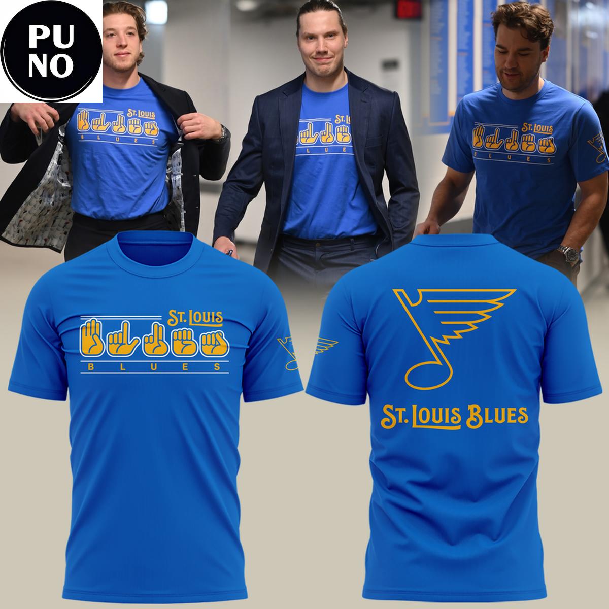 St. Louis Blues ASL Awareness Night 2026 Shirt