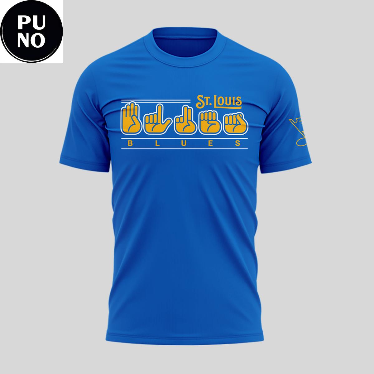 St. Louis Blues ASL Awareness Night 2026 Shirt