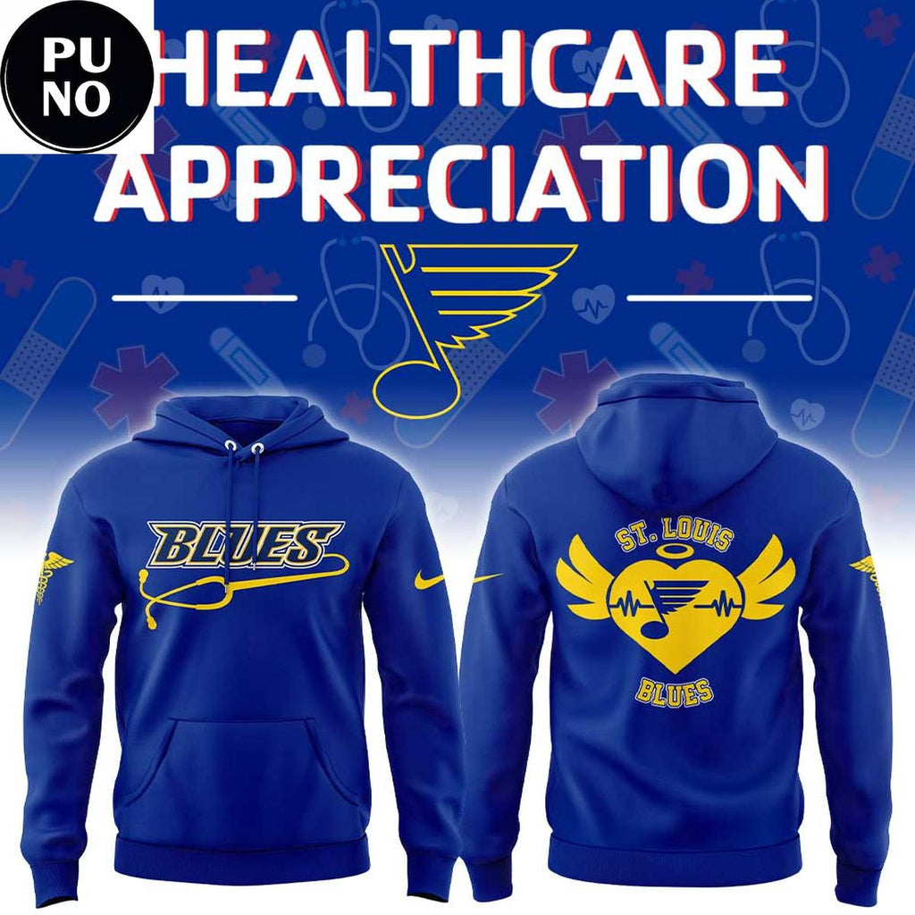 St. Louis Blues Healthcare Appreciation Night 2026 Hoodie T-Shirt