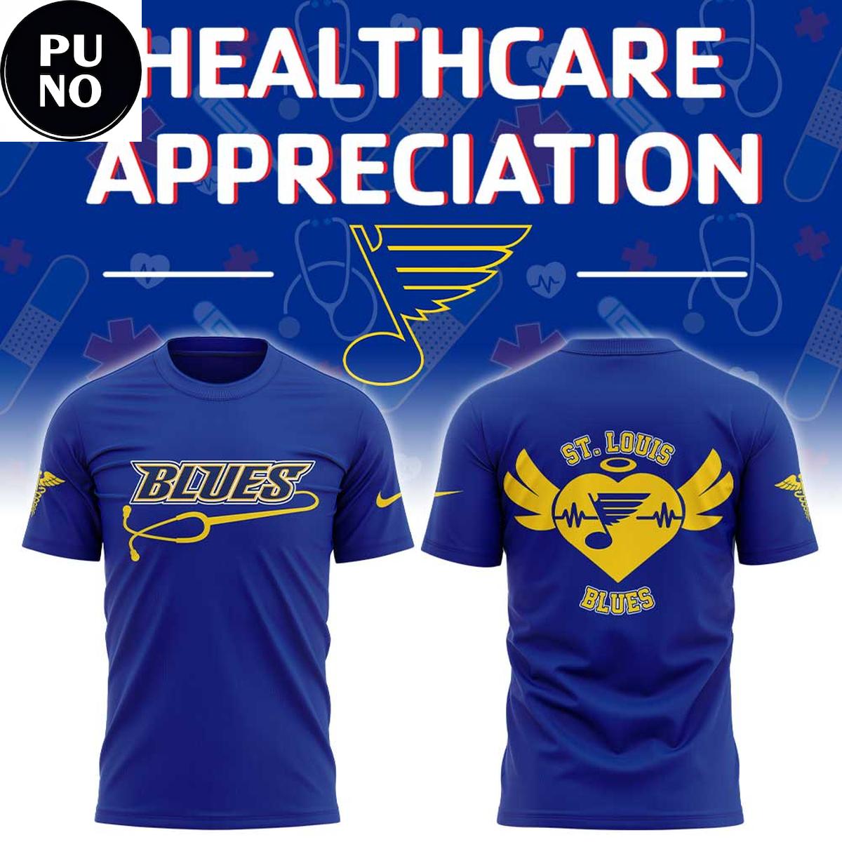 St. Louis Blues Healthcare Appreciation Night 2026 Hoodie T-Shirt