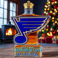 St. Louis Blues Let’s Go Blues Whiskey Bottle