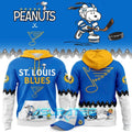 St. Louis Blues ”Peanuts Night ” 2026 Snoopy Special Hoodie, Cap