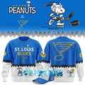 St. Louis Blues ”Peanuts Night” 2026 Snoopy Special Sweatshirt