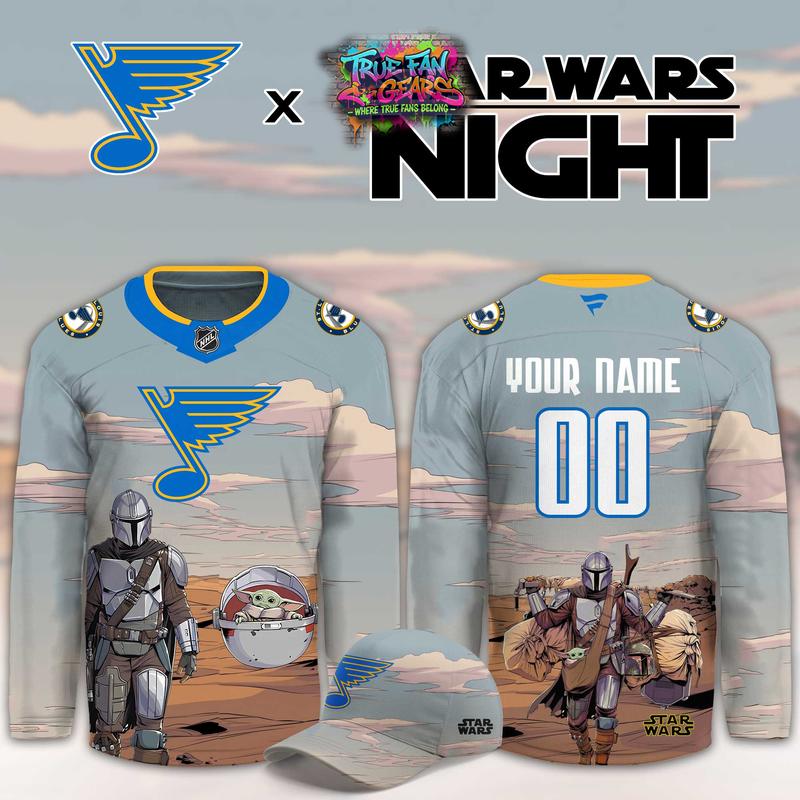 St Louis Blues Star Wars Night 2026 Limited Personalized Hockey Jersey