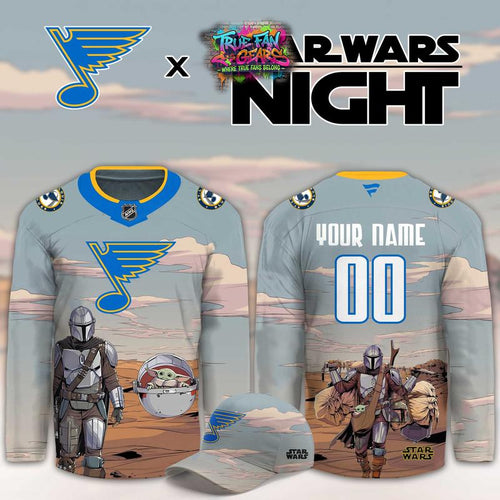 St Louis Blues Star Wars Night 2026 Limited Personalized Hockey Jersey