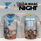 St Louis Blues Star Wars Night 2026 Limited Personalized Hockey Jersey