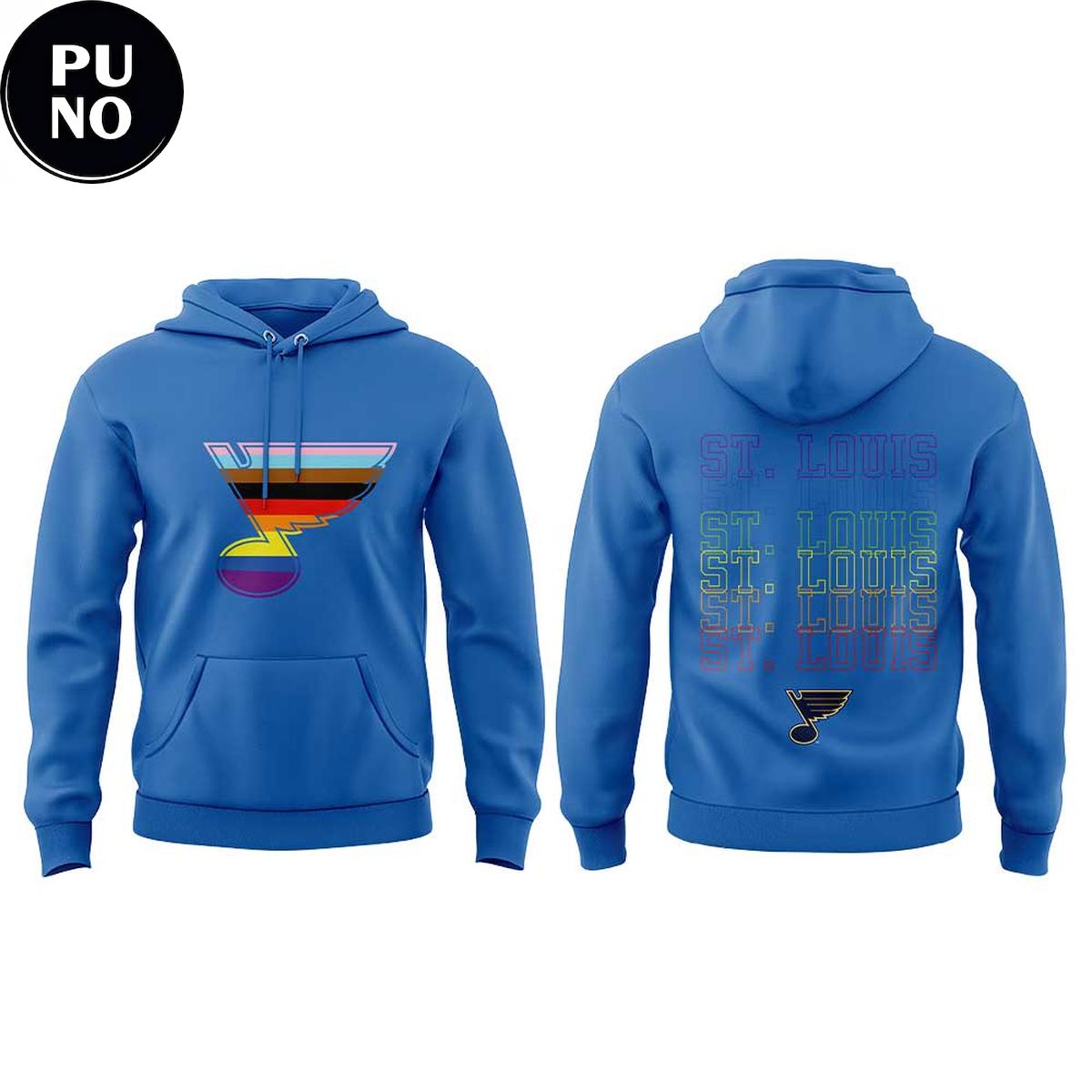 St. Louis Blues x Pride Night 2026 Hoodie T-Shirt