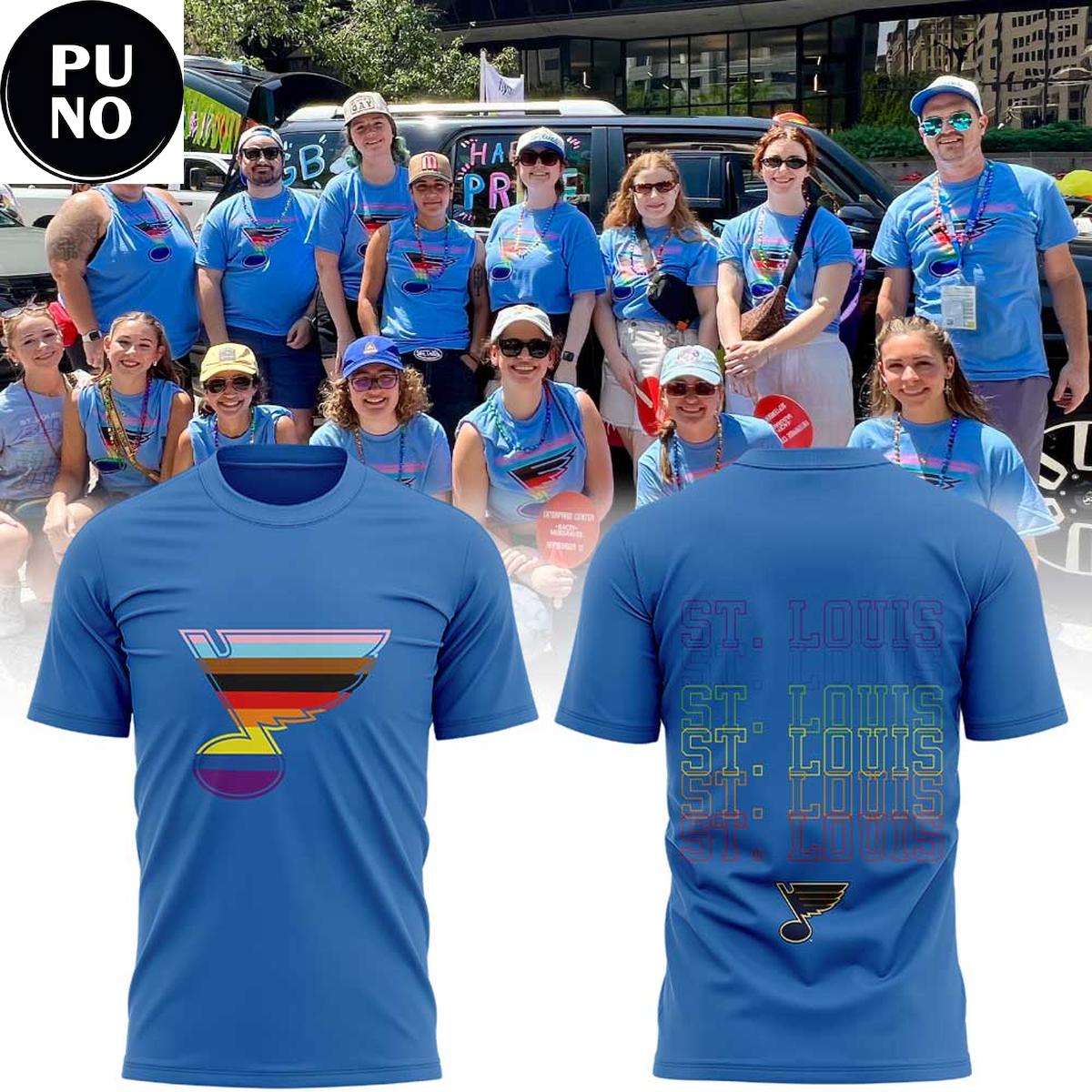 St. Louis Blues x Pride Night 2026 Hoodie T-Shirt