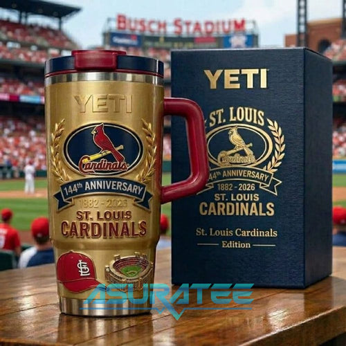 St. Louis Cardinals 144th Anniversary Limited Edition YETI Tumbler