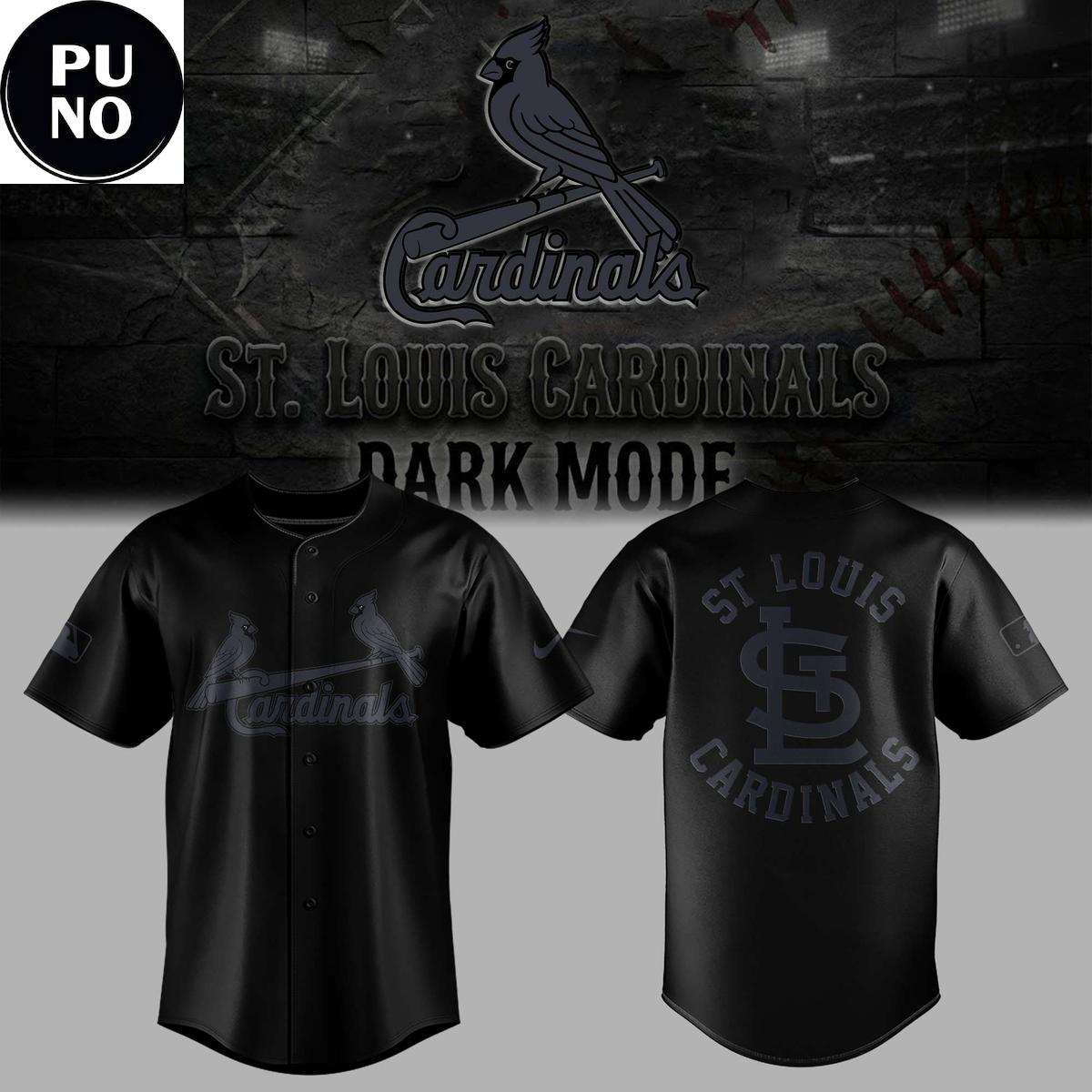St. Louis Cardinals Dark Mode 2026 Baseball Jersey
