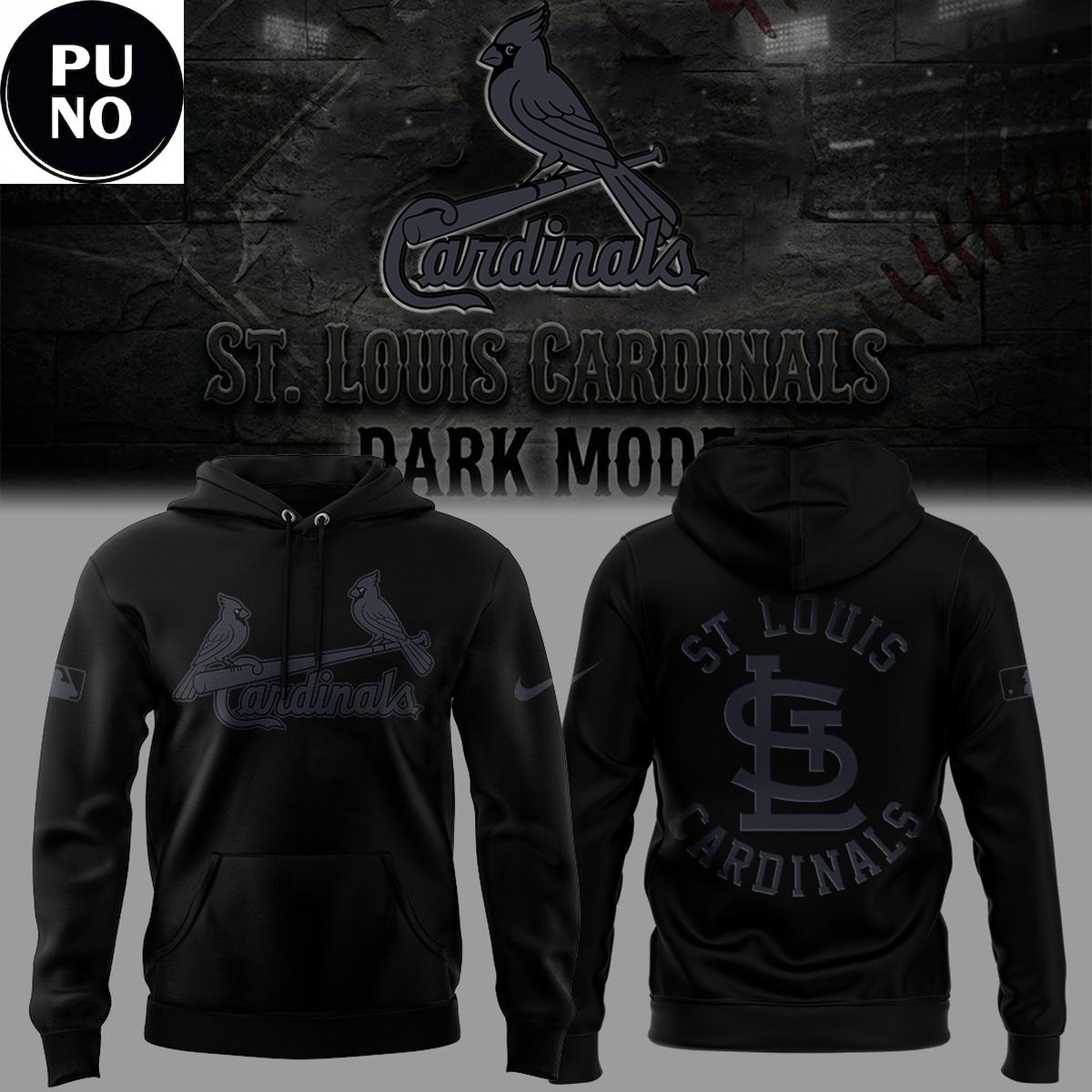 St. Louis Cardinals Dark Mode 2026 Hoodie