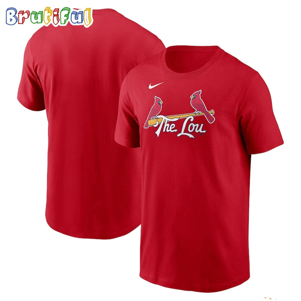 St. Louis Cardinals Nike Red 2024 City Connect Wordmark T Shirt