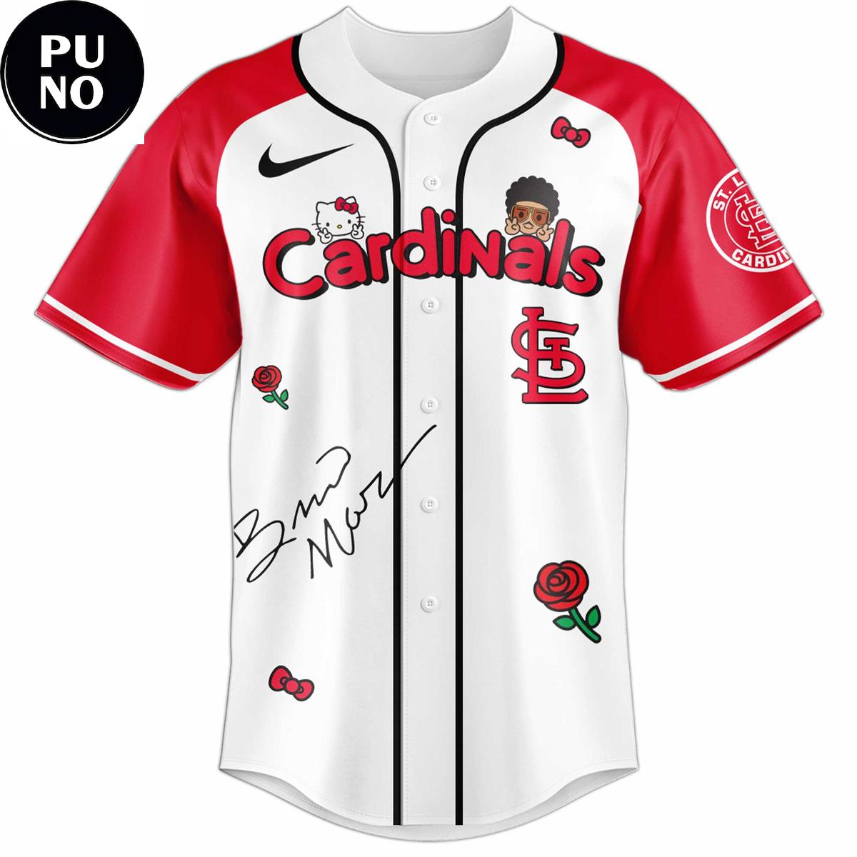 St. Louis Cardinals x Bruno Mars & Hello Kitty 2026 Baseball Jersey