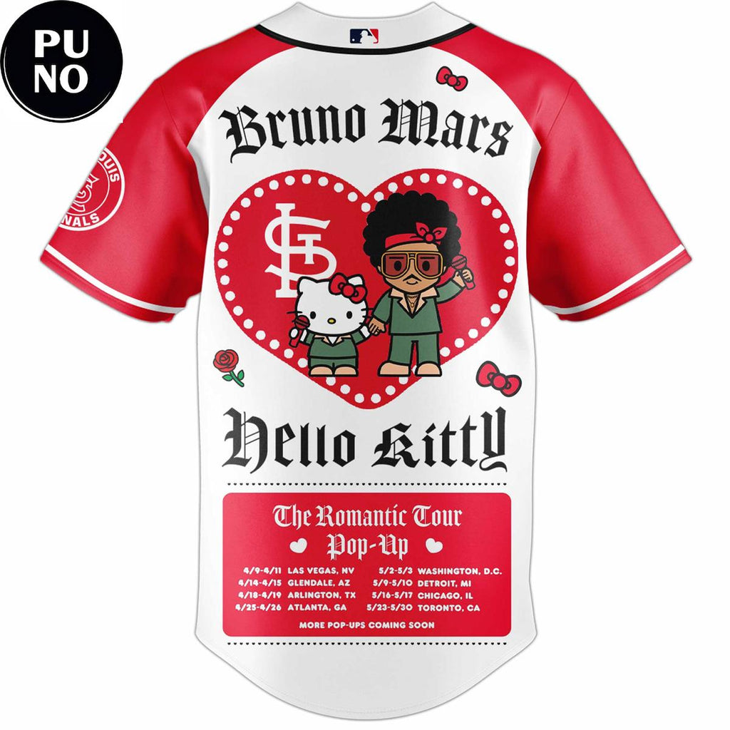 St. Louis Cardinals x Bruno Mars & Hello Kitty 2026 Baseball Jersey