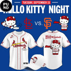 St. Louis Cardinals x Hello Kitty Night 2026 Baseball Jersey