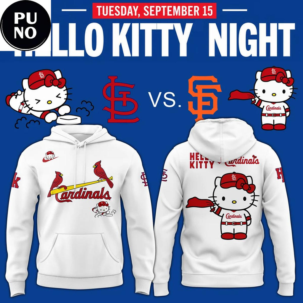St. Louis Cardinals x Hello Kitty Night 2026 Hoodie T-Shirt