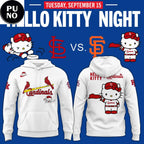 St. Louis Cardinals x Hello Kitty Night 2026 Hoodie T-Shirt