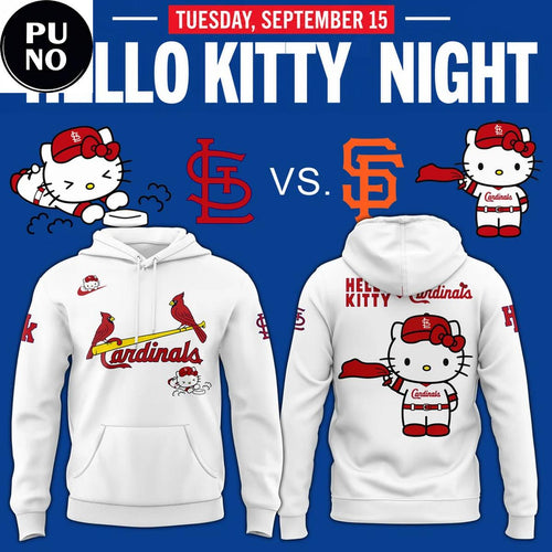 St. Louis Cardinals x Hello Kitty Night 2026 Hoodie T-Shirt