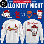 St. Louis Cardinals x Hello Kitty Night 2026 Hoodie T-Shirt