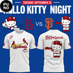 St. Louis Cardinals x Hello Kitty Night 2026 Hoodie T-Shirt
