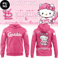 St. Louis Cardinals x Hello Kitty Night 2026 Pink Hoodie T-Shirt