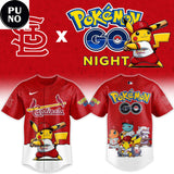 St. Louis Cardinals x Pokemon GO Night 2026 Baseball Jersey