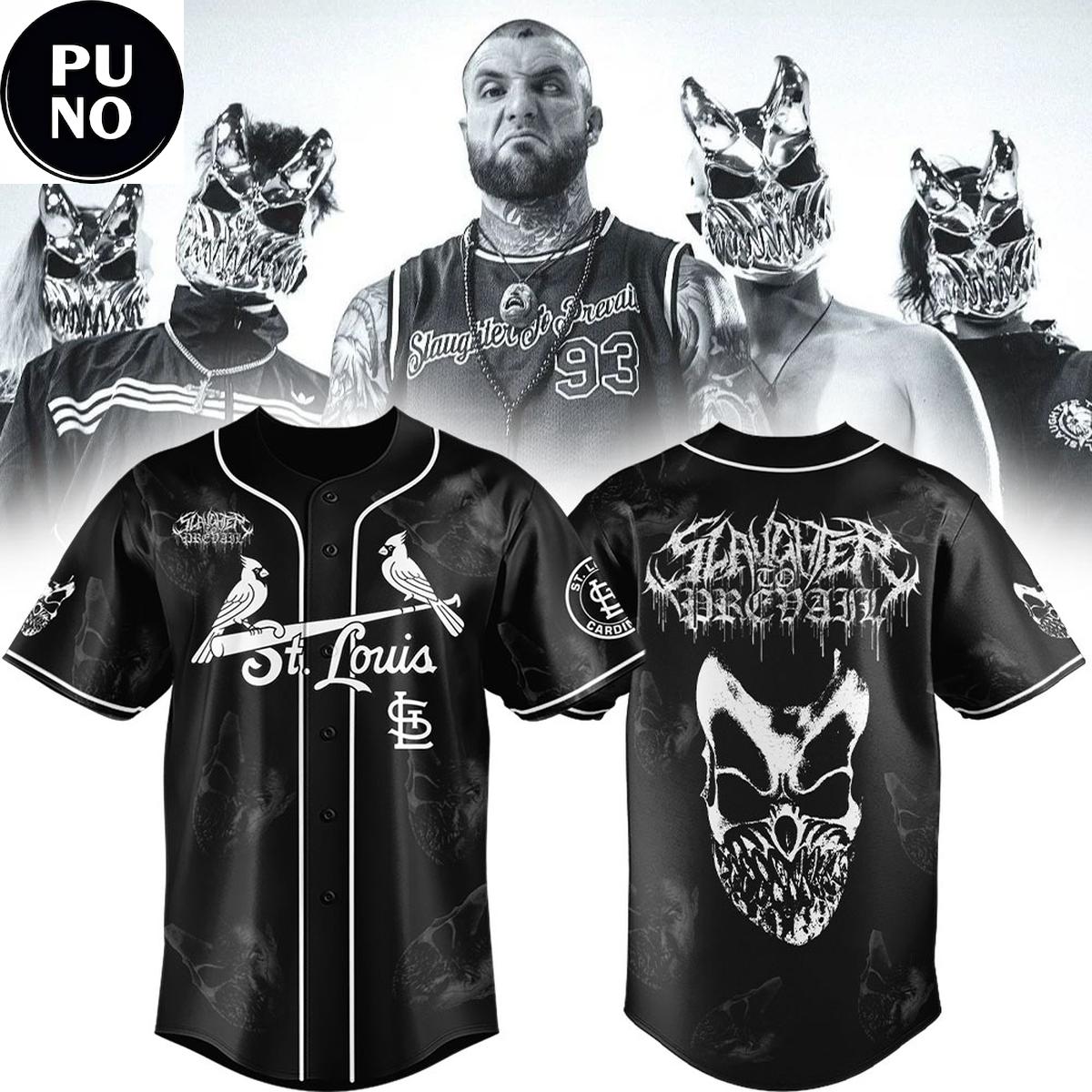 St. Louis Cardinals x Slaughter to Prevail 2026 Baseball Jersey