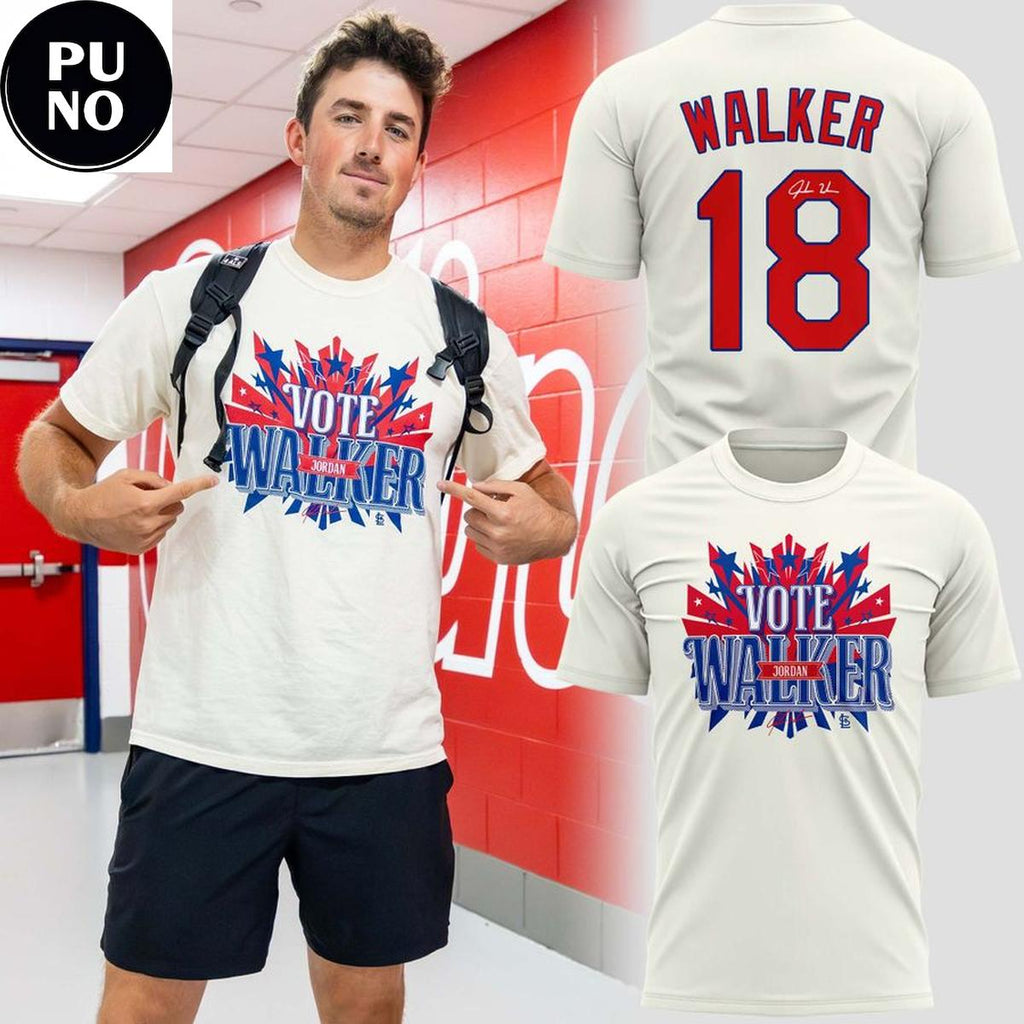 St. Louis Cardinals x Vote Jordan Walker 2026 T-Shirt