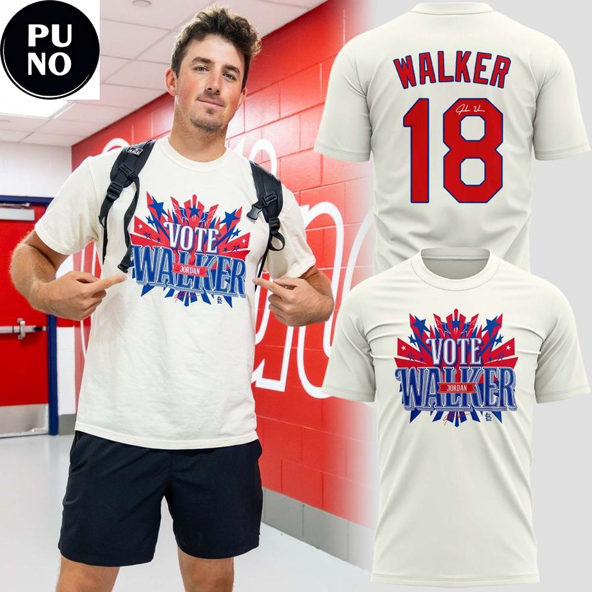 St. Louis Cardinals x Vote Jordan Walker 2026 T-Shirt