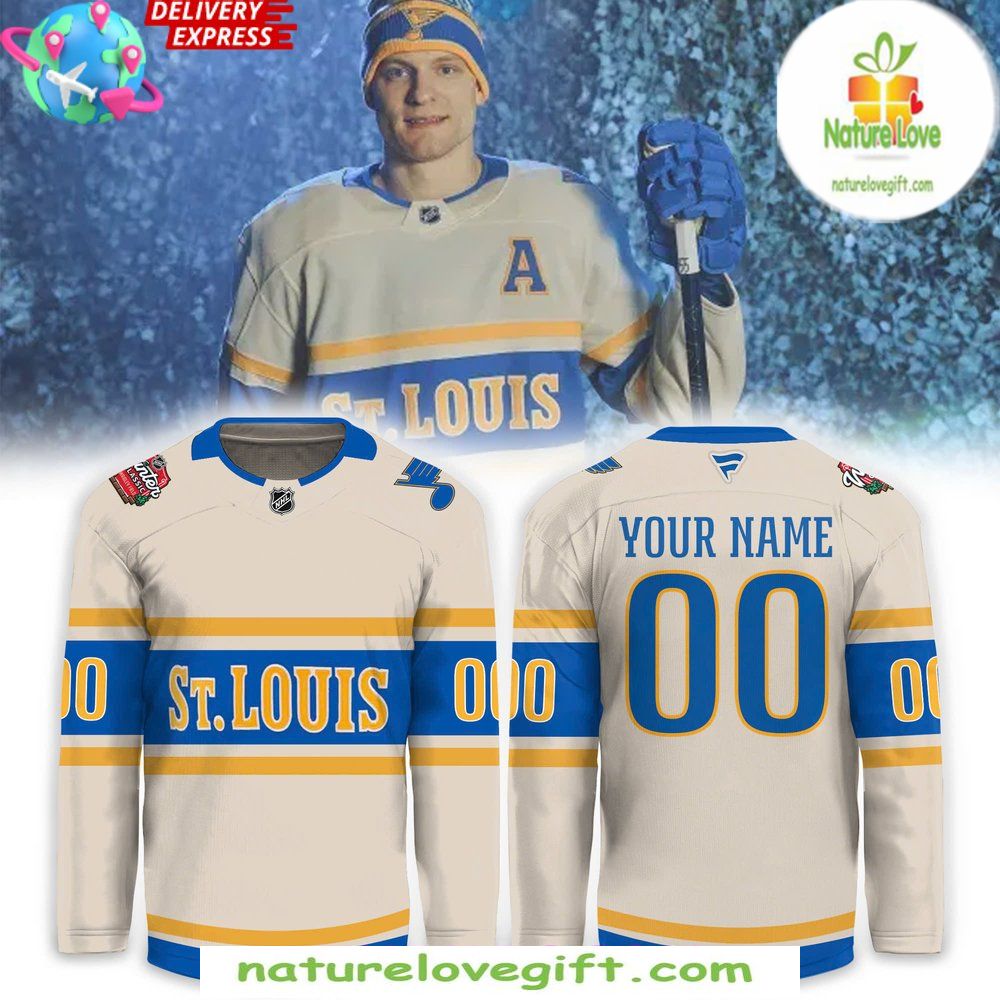 St Louis Blues 2026 NHL Winter Classic Hockey Jersey