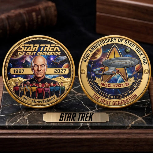 Star Trek: The Next Generation 40th Anniversary Commemorative Coin – TMTHU10150