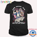 Star Wars Climb Aboard We’re Saving America With Han Solo And Chewie T Shirt