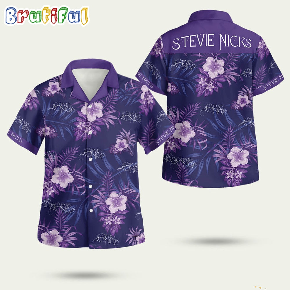 Stevie Nicks Floral Trending Summer Hawaiian Shirt