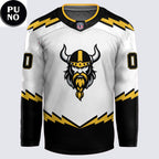 Stockton Thunder 2026 New Logo Viking Gold Personalized Hockey Jersey