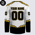 Stockton Thunder 2026 New Logo Viking Gold Personalized Hockey Jersey