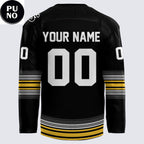 Stockton Thunder 2026 New Logo Viking Gold Personalized Hockey Jersey