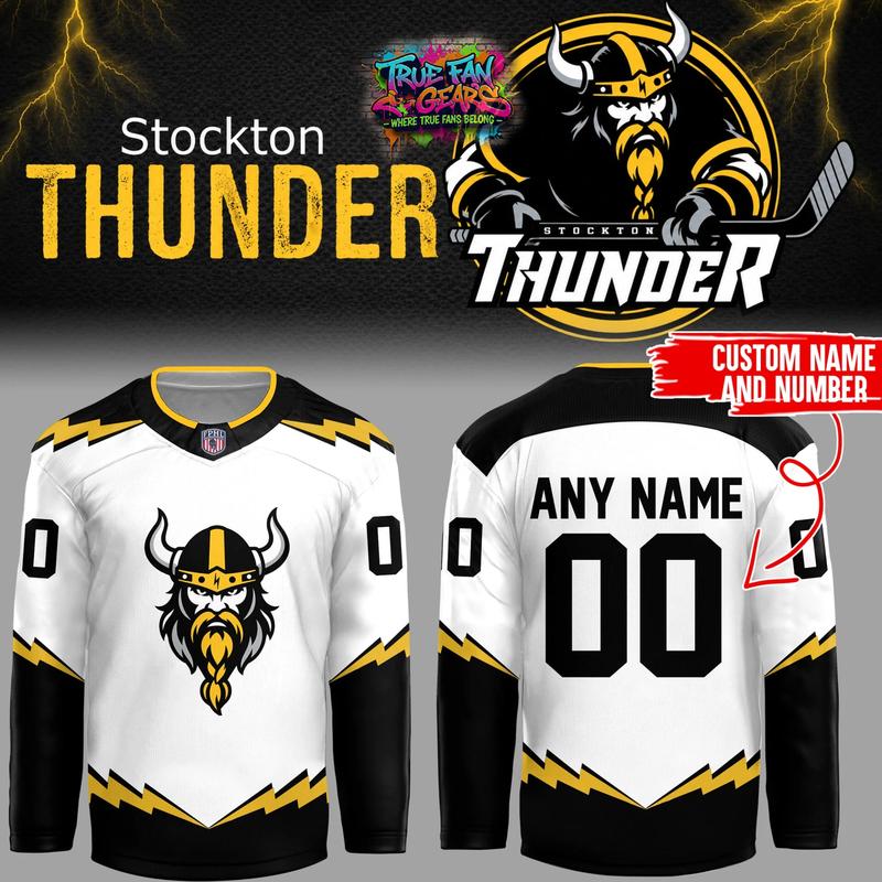 Stockton Thunder FPHL 2026 Custome Limited Edition Hockey Jersey