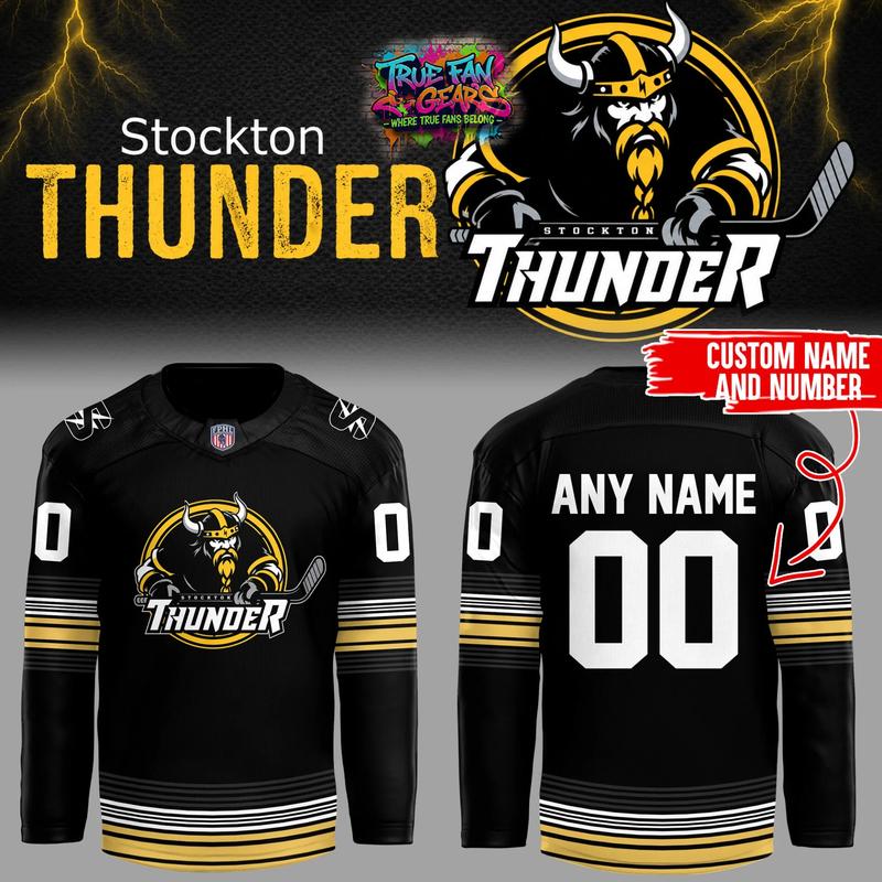 Stockton Thunder FPHL 2026 Custome Limited Edition Hockey Jersey
