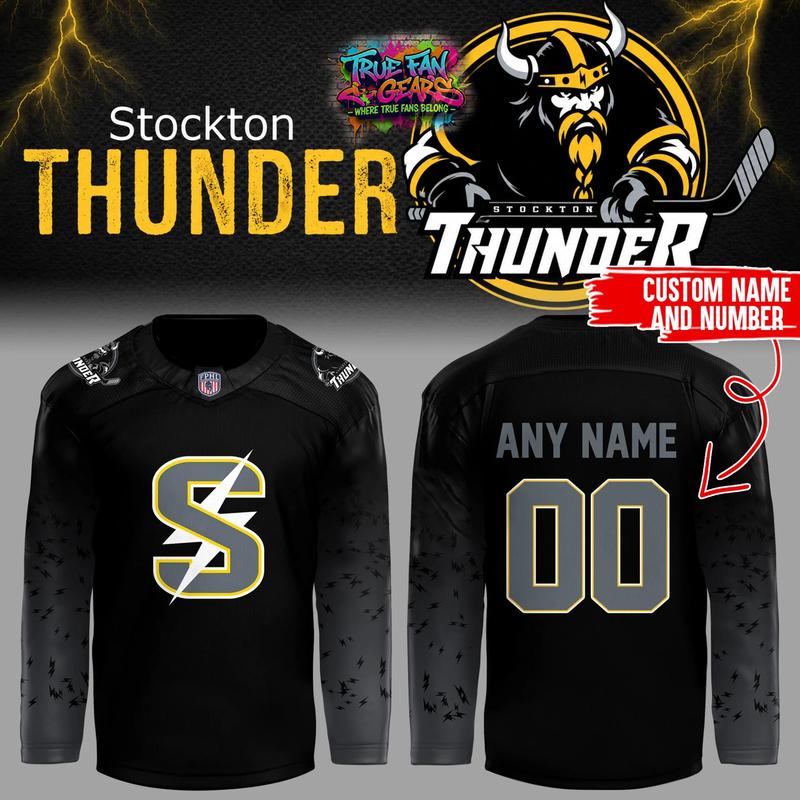 Stockton Thunder FPHL 2026 Custome Limited Edition Hockey Jersey