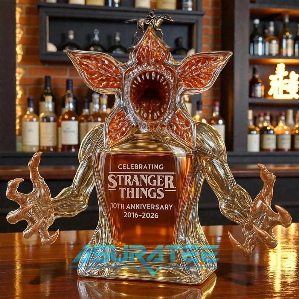 Stranger Things 10th Anniversary Limited Edition Whiskey Bottle
