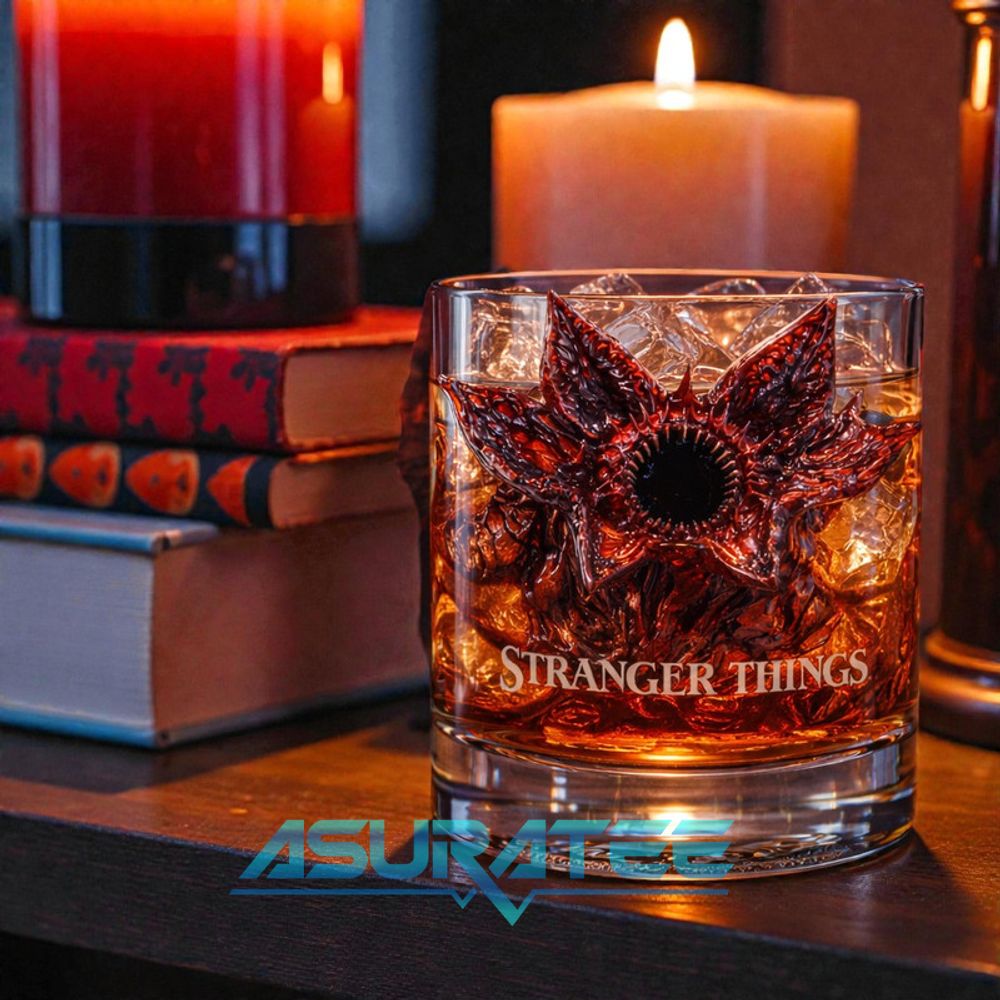 Stranger Things The Other Side Collector Whiskey Glass