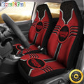 Stranger Things Logo Car Seat Covers Custom For Fans