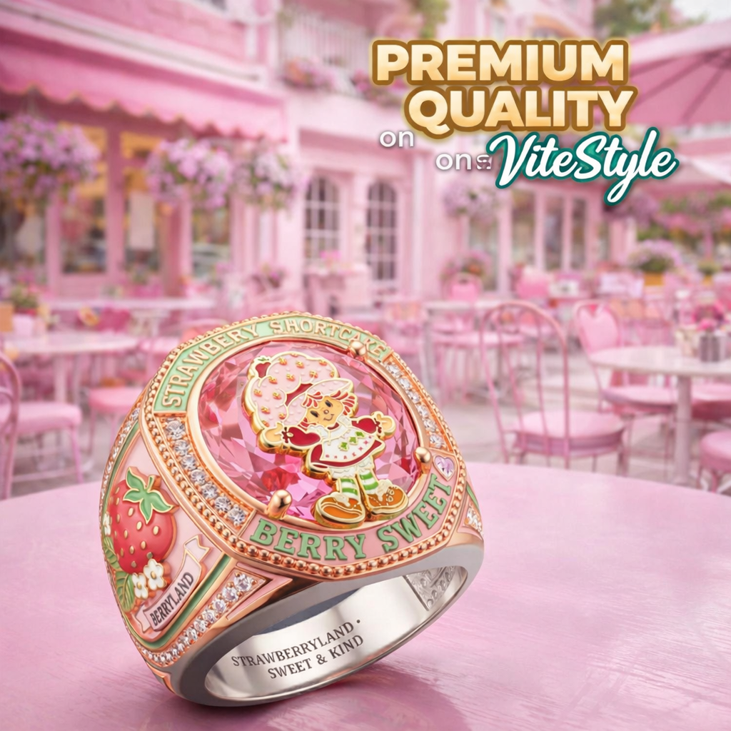 HOT Strawberry Shortcake Berry Sweet Championship 3D Ring