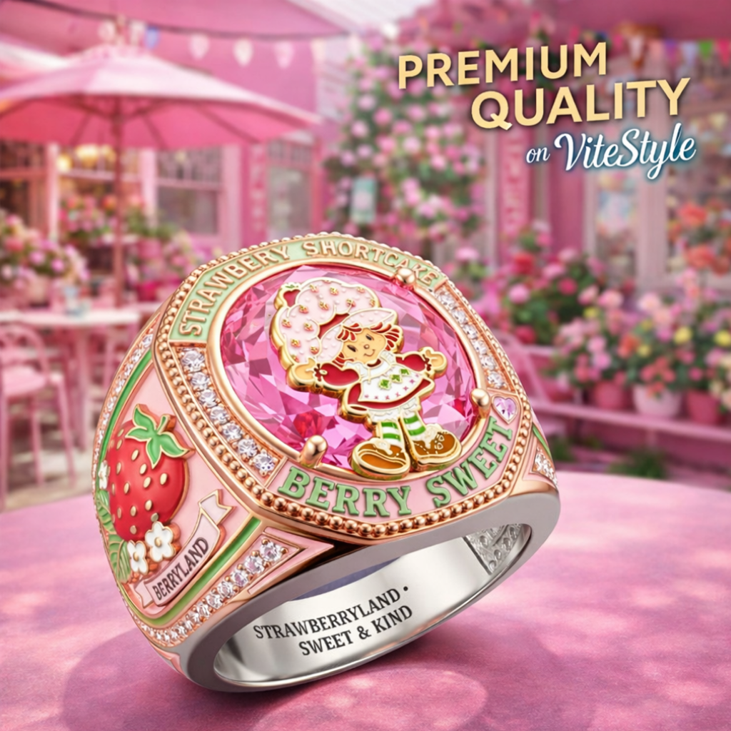 HOT Strawberry Shortcake Berry Sweet Championship 3D Ring